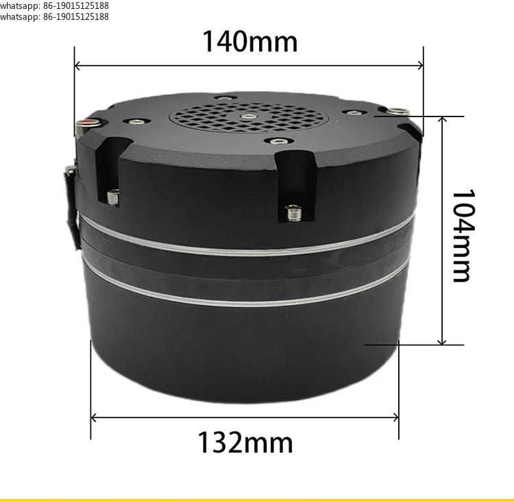 400W Car Audio Tweeter Speaker N48SH Neodymium Magnet Dual 3.5 Voice Coil Mid Diaphragm Driver
