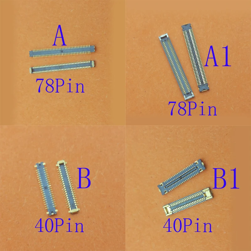 2-20Pcs Lcd Display FPC Connector Plug Usb Charger For Samsung Galaxy M51 M515 S20 FE G781 Note 10 Lite N770F M62 F62 40 78 Pin