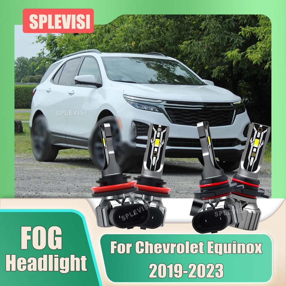 

High-Quality 9012 HIR2 H11 LED Headlights Foglight 6000K Fit 2-Year Warranty For Chevrolet Equinox 2019 2020 2021 2022 2023