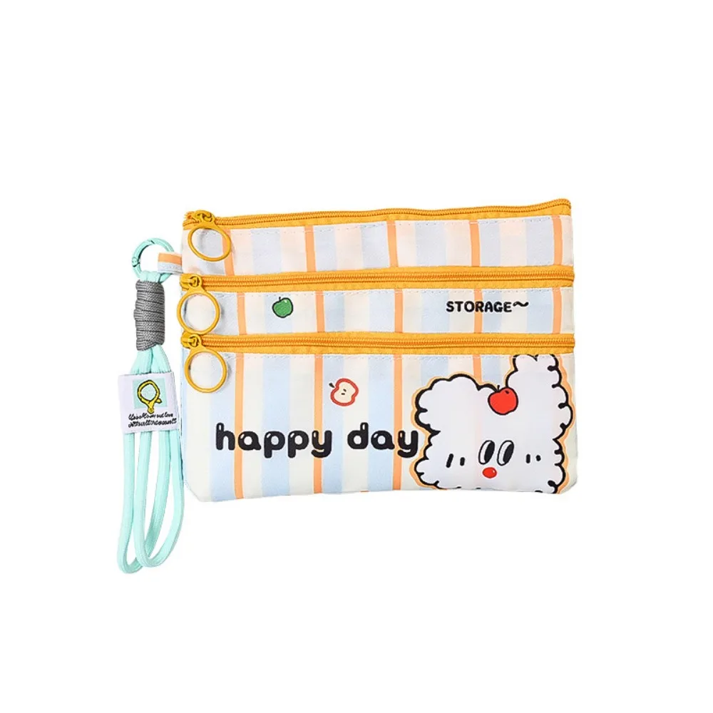

Multiple Card Slots Passport Holder Wallet 3 Layer Cat Portable Passport Bag Bear Blue Plaid Travel Storage Passport Clip