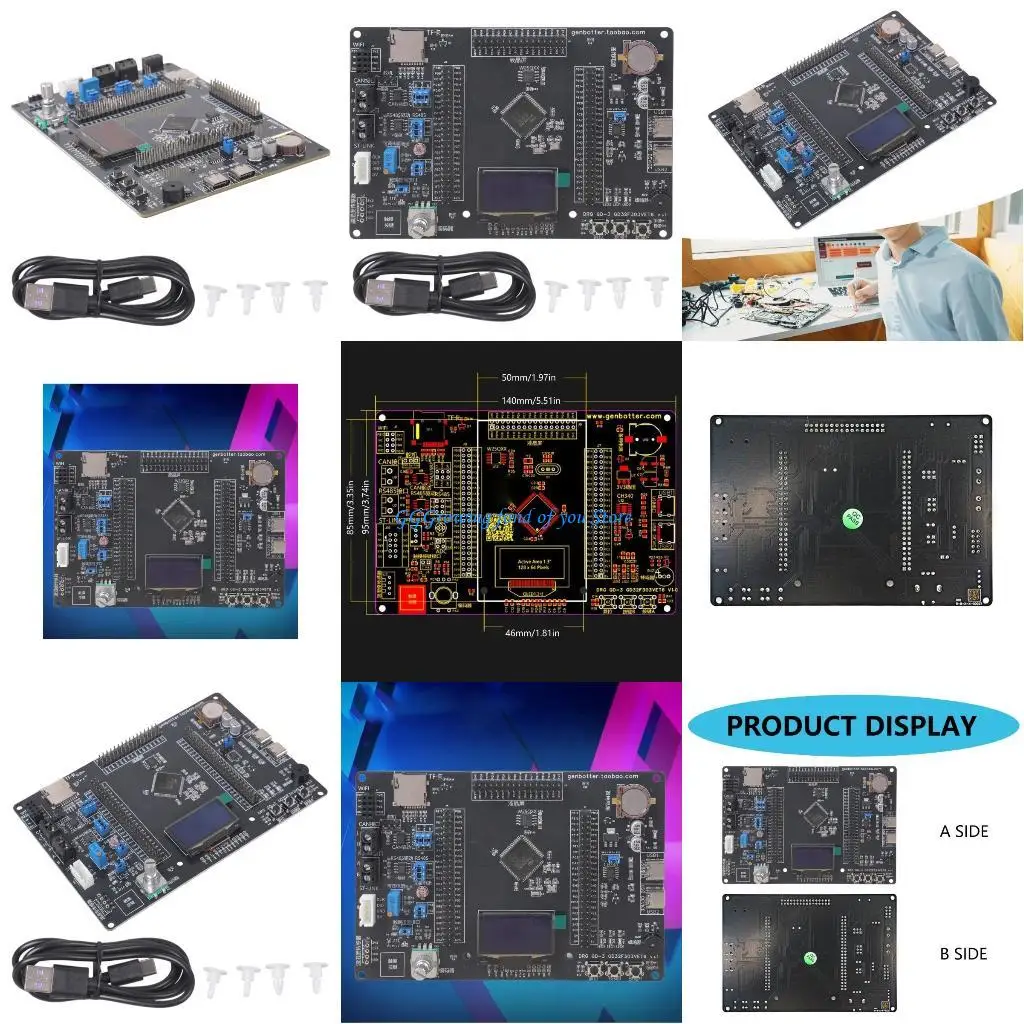 

H9EB Fast Speed GD32F303VET6 Embedded Learning Board With 120MHz MCU Multiple