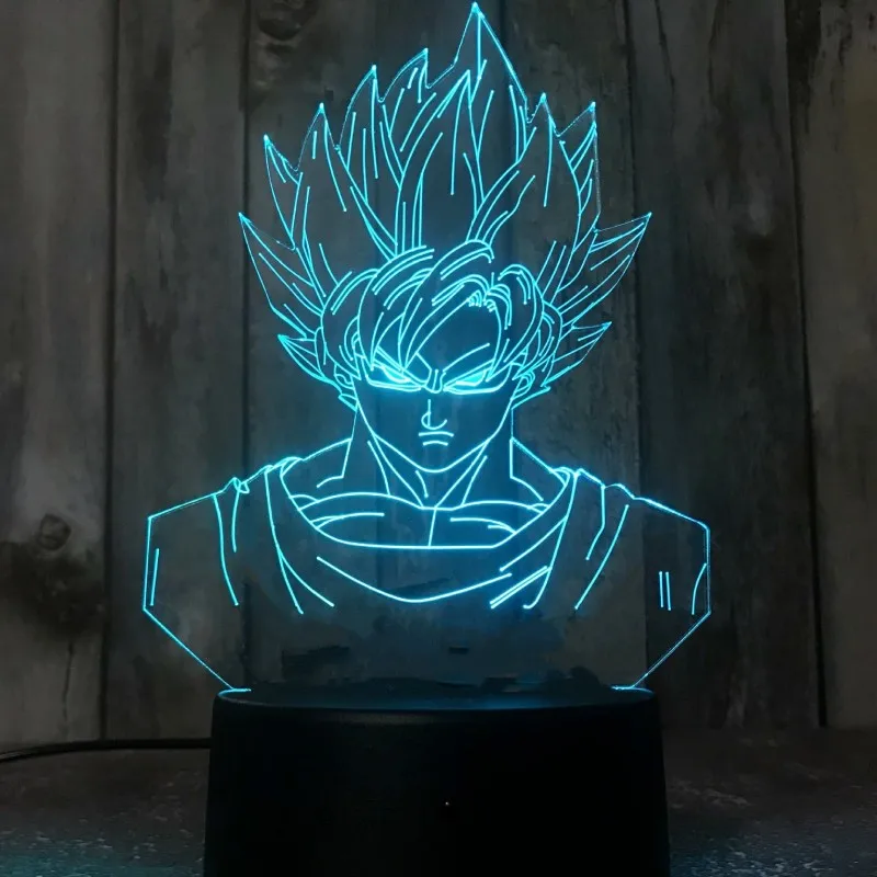 3D Night Light Anime Manga Led Lamp with Remote Control 16 Colors USB Plug for Bedroom Decor Birthday Gift LED Lamp Kid Present