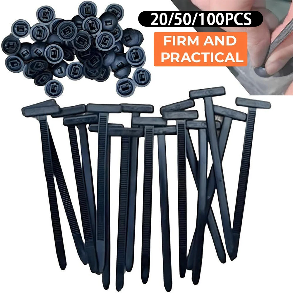 Nylon Cable Zip Ties Self-Locking Universal Cable Tie Buckle for Fenders Engine Guards & DIY Fixing