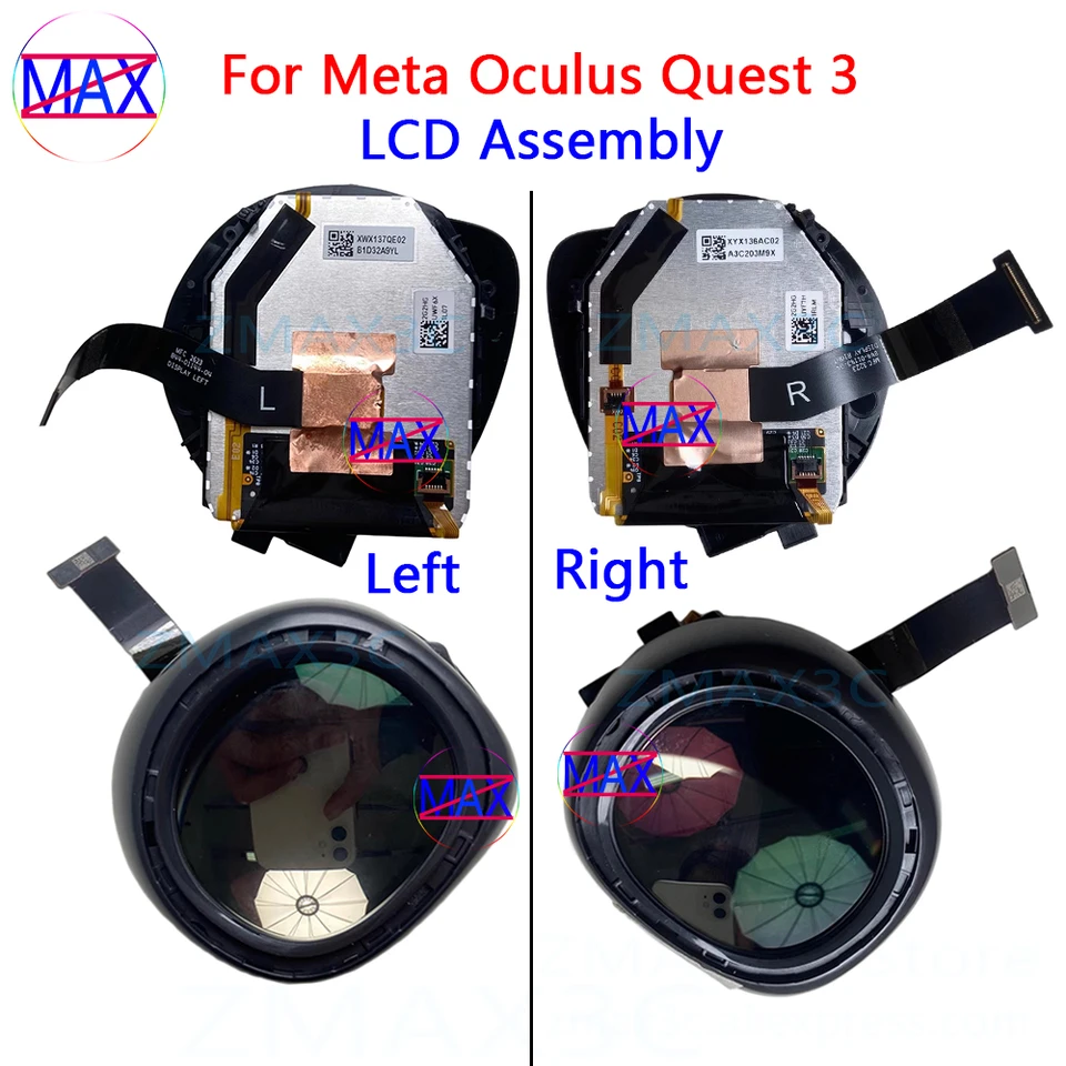 Original For Oculus Quest 3 LCD Assembly Replacement For Meta