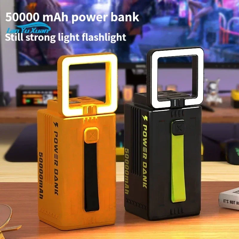 PD 100W Power Bank 50000mAh Portable Fast Charging USB C External Battery Charger Powerbank