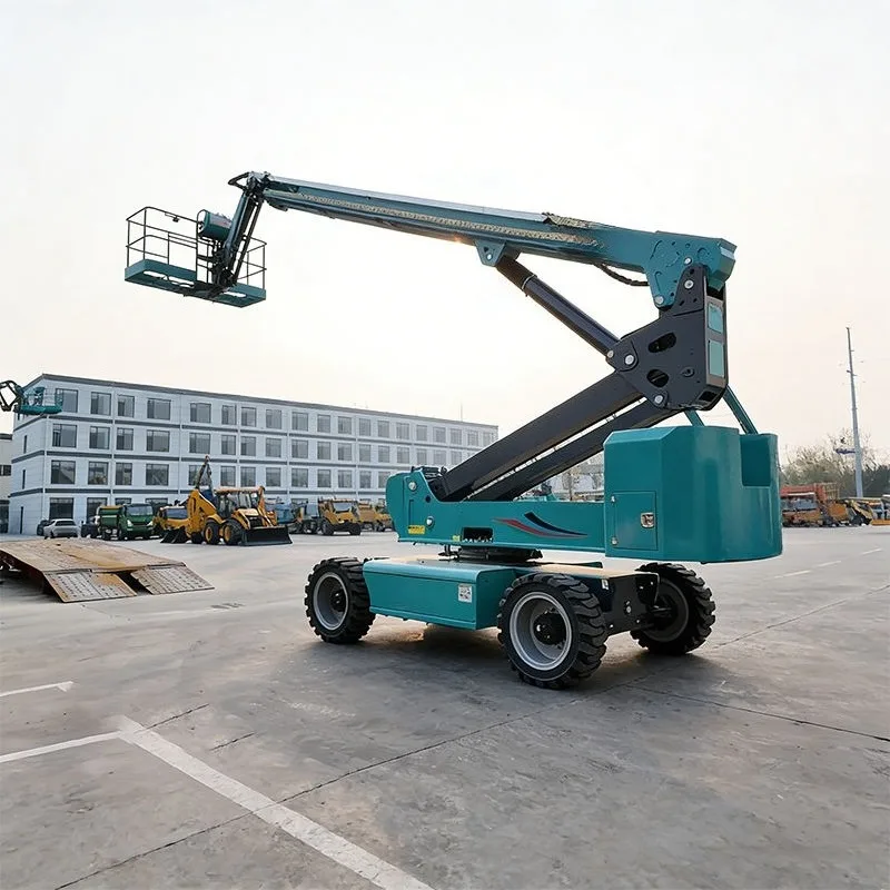 FOB Industrial Transportation Equipment Articulating Boom Lift Self Propelled Aerial Platform For Modern Logistics Center Repair