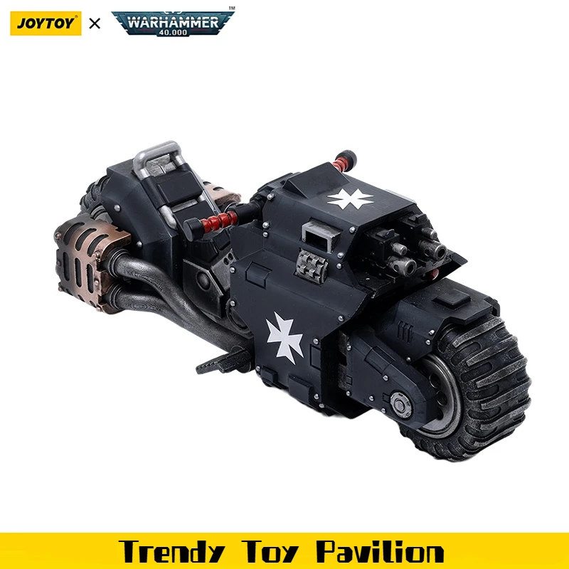 【พรีเซลล์】JOYTOY Warhammer 40K Space Marines Black Templars Outriders ฟิกเกอร์แอคชั่นโมเดลของเล่นขนาด 1/18