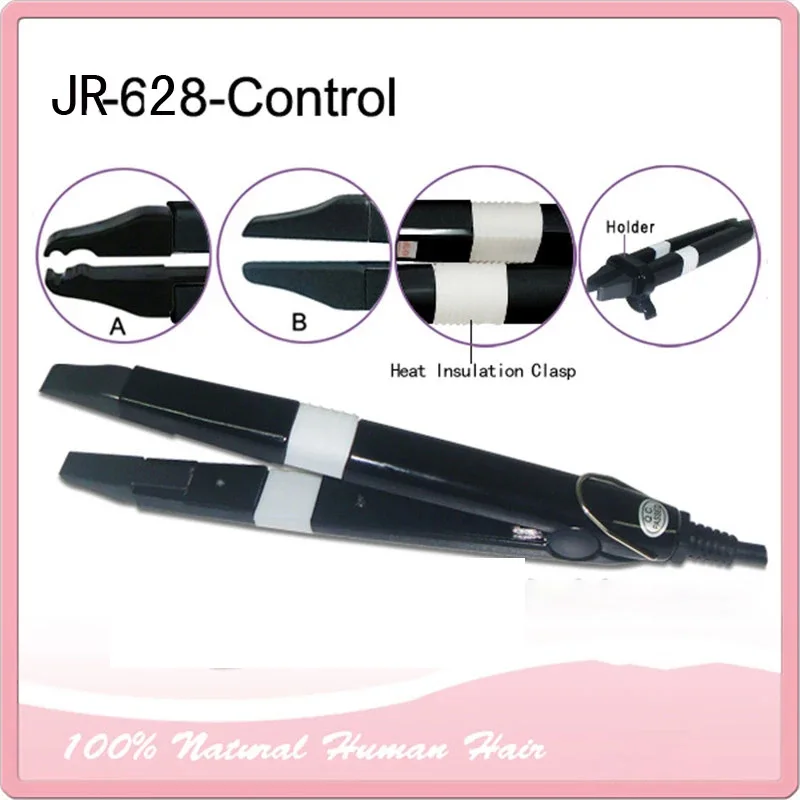 1개 헤어 익스텐션 퓨전 아이론 커넥터 케라틴 본딩 도구 전문가용 살롱 헤어 커넥터 빠른 가열 고온