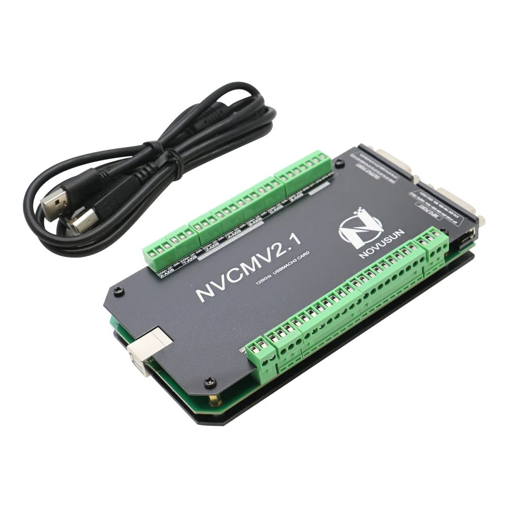 HLTNC NVCM USB Mach3 Motion Controller 3 4 5 6 Axis 150KHz Breakout Board Interface Card for Nema 23 34 Stepper Motor CNC Router