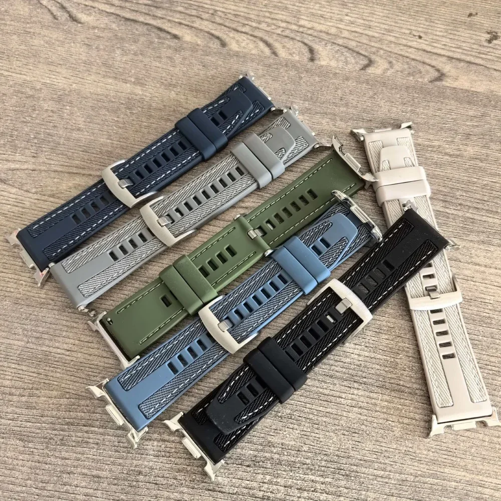 Nylon-Silikonarmband für Samsung Galaxy Watch 9/8 Classic 40 mm 44 mm Smartwatch-Ersatzband für Galaxy Watch 9 40 mm Armband – Detail 11