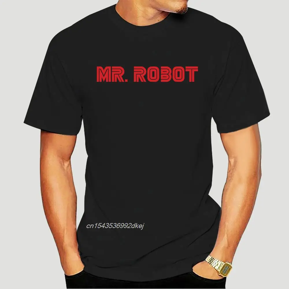 2019 New Arrival Men Fashion Sale Mr. Robot T Shirt Logo Elliot Fsociety E Corp Anonymous Hacker Programmer Code Tee Shirt 6038A