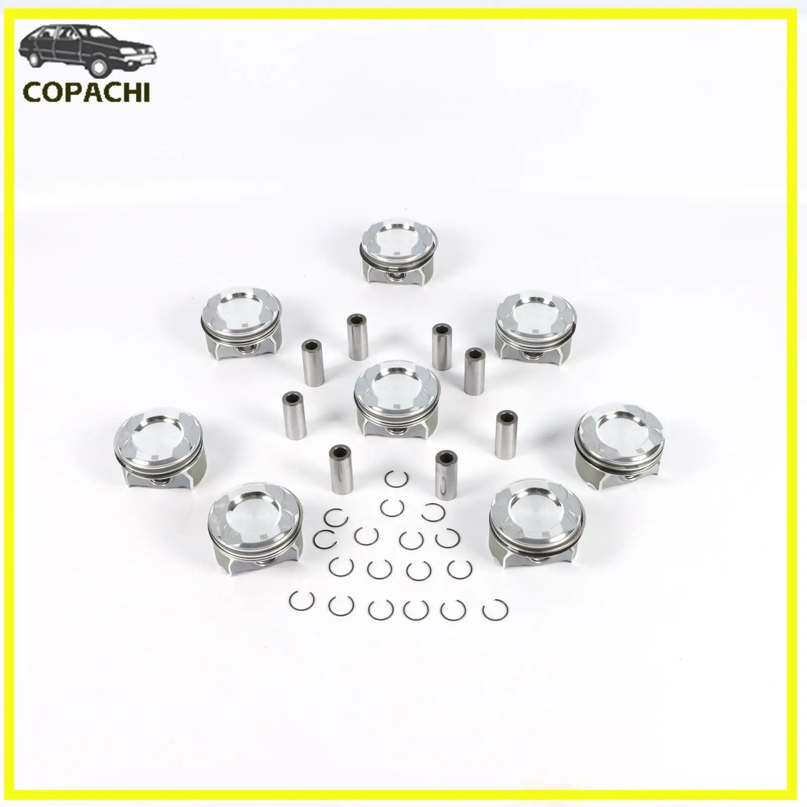 

8 шт. M278 набор поршней и колец двигателя Φ24 мм Φ92,9 мм для Mercedes-Benz W222 W166 W221 4,6L 4,7L автомобильные аксессуары Замена деталей