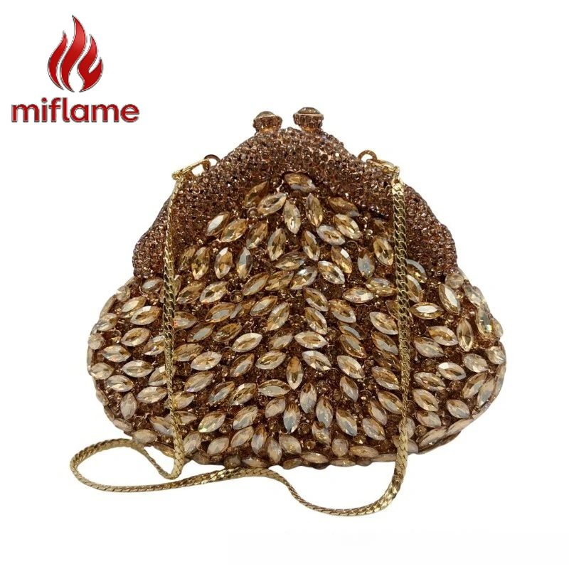 

Clutch Bag Embellished with Luxury Crystal Rhinestones for Evening Wedding Banquet Party Gala Cocktail