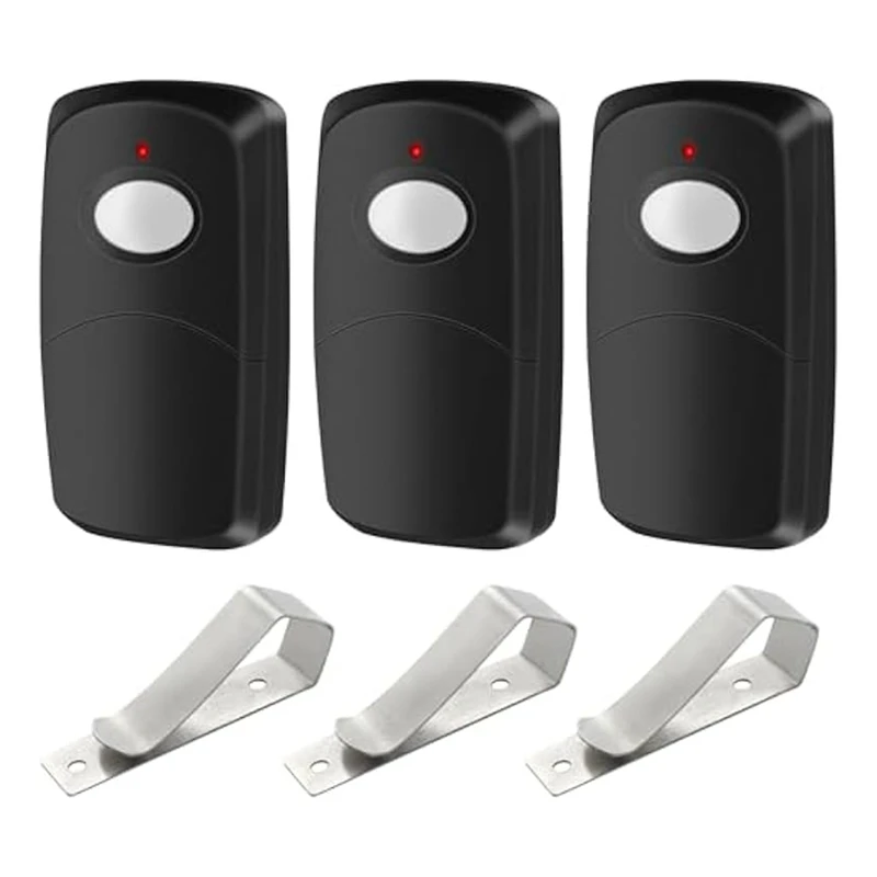 

3 Piece For Linear Multicode 3089 Garage Gate Door Opener Remote Transmitter,308911,MCS308911 Black Plastic