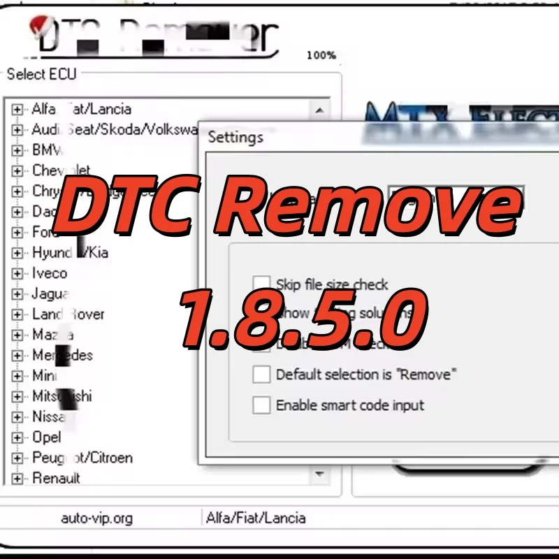 DTC Remover 2026 OBD2 Software for KESS KTAG FGTECH MTX 1.8.5.0 with Keygen 9 Extra ECU Tuning SW for ECU Fault Removal