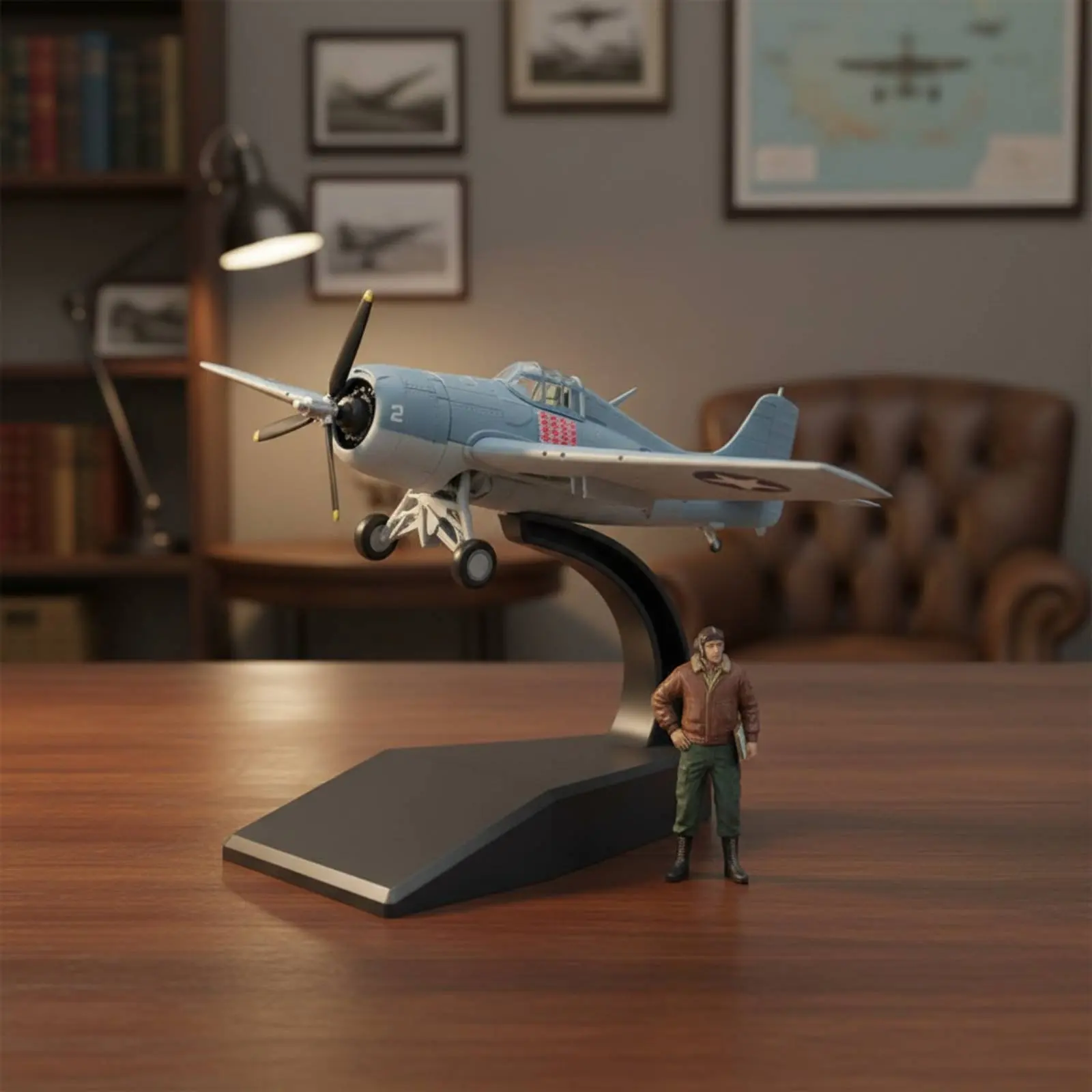 

1/72 Scale Carrier-Based Fighter Model Model Highly Detailed Diecast for Hobbyists, Office Decoration