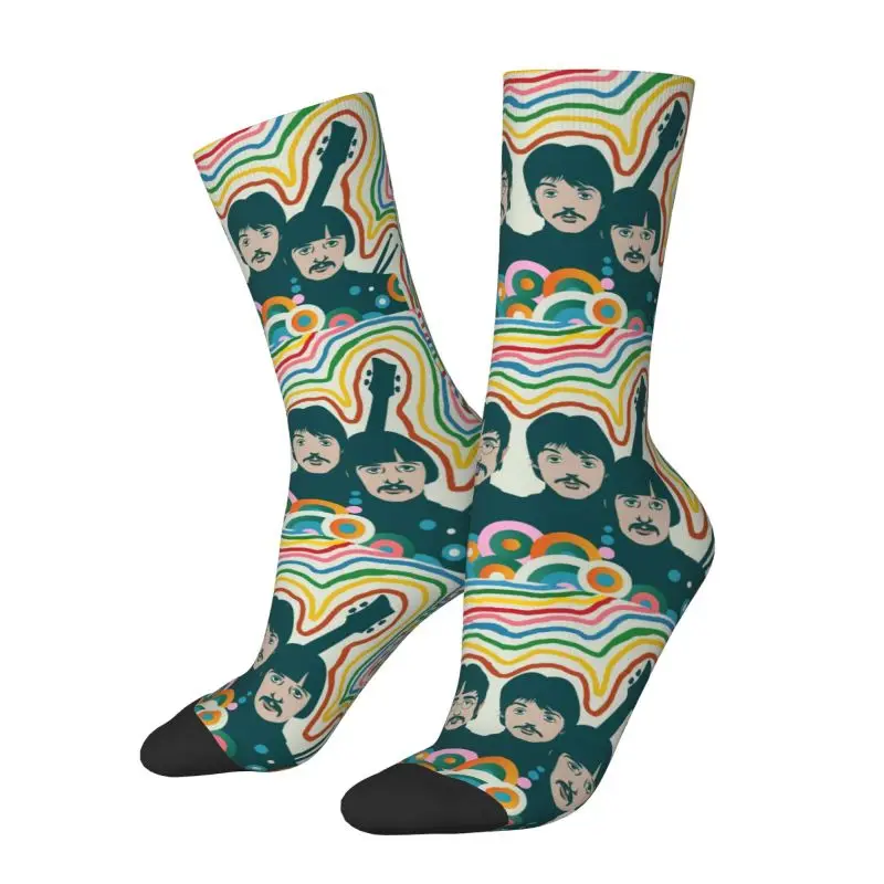 Harajuku Heavy Metal Rock The Beatle Socks uomo donna Warm 3D Print calzini sportivi da calcio