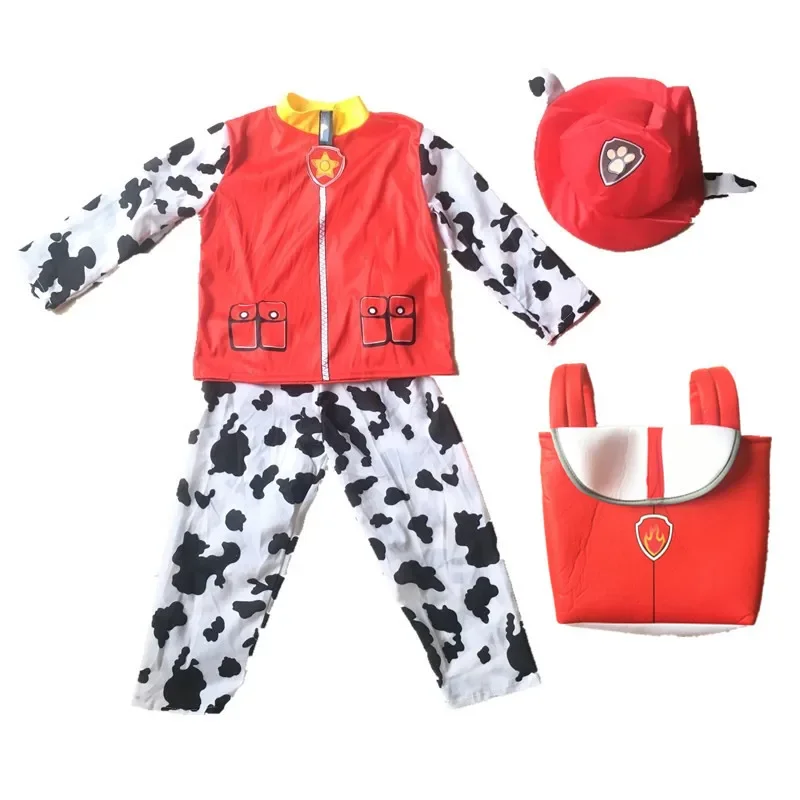 Paw Patrol Anime Kids Costume Chase Marshall Rocky Zuma Skye Rubble Cosplay Clothing Children\'s Day Performance Outfit Wholeale