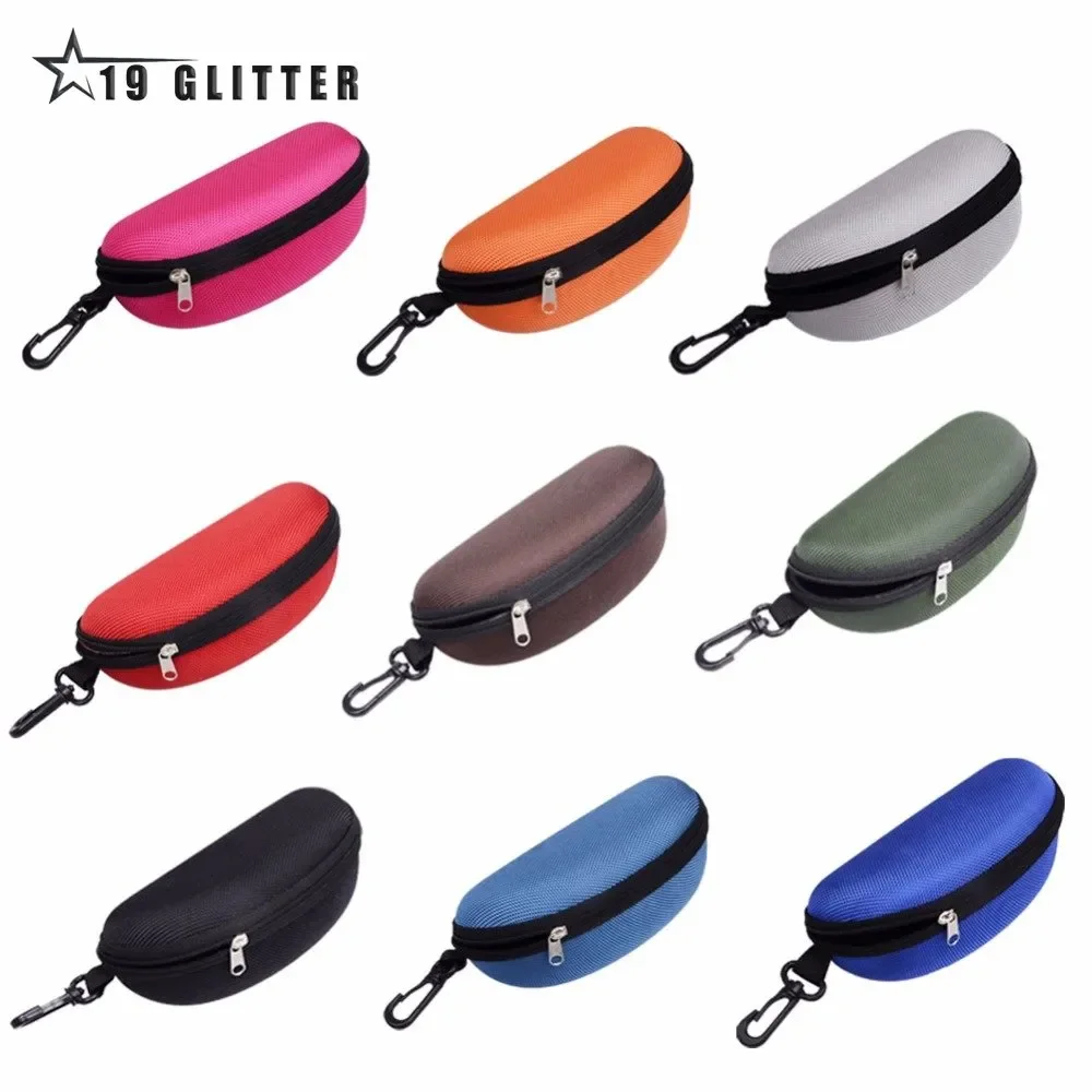 11 Colors Sunglasses Reading Glasses Carry Bag Hard Zipper Box Travel Pack Pouch Case New