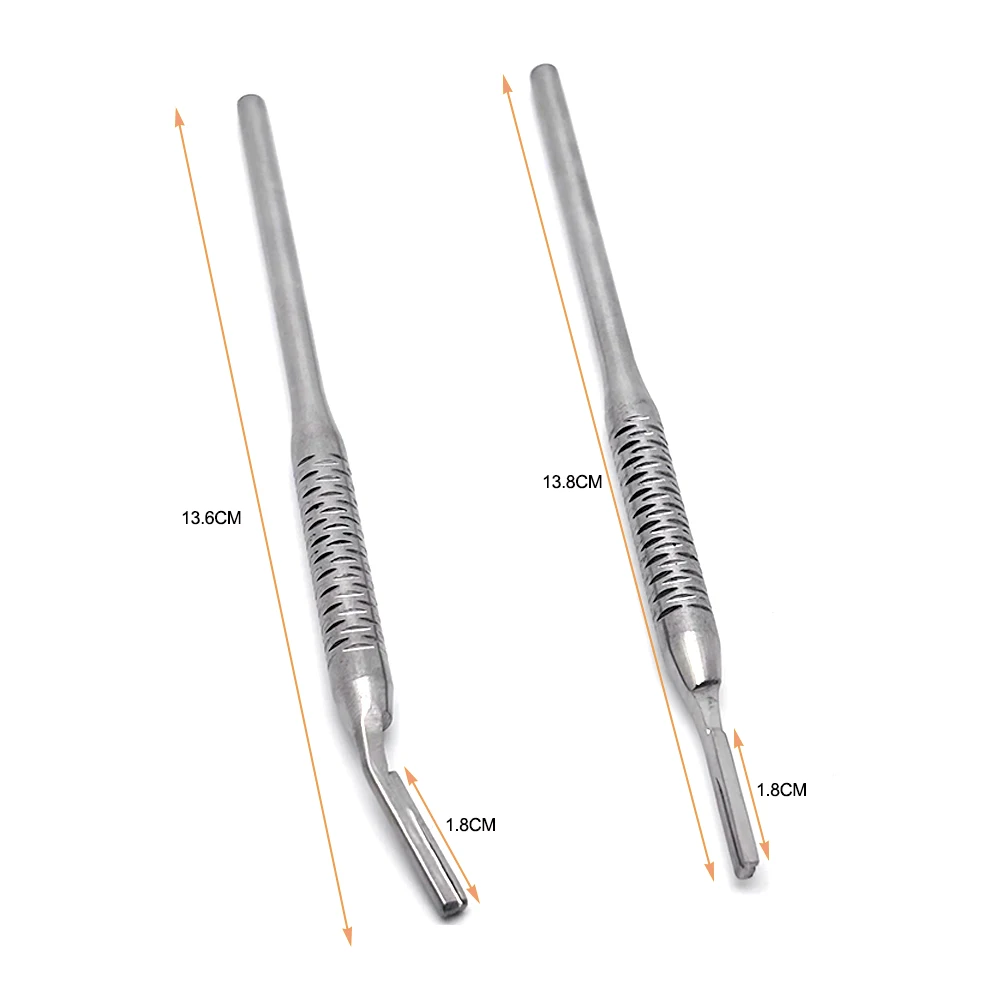 1 szt. Uchwyt skalpela dentystycznego uchwyt ostrza rękojeść jamy ustnej narzędzie chirurgiczne do ostrza nr 3 uchwyt ostrza dentystycznego