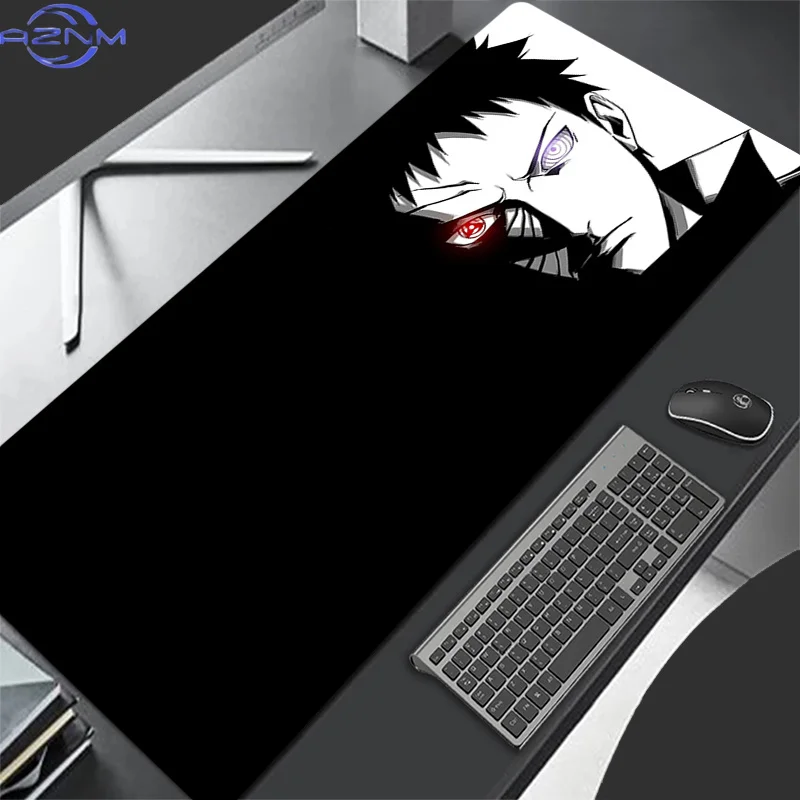 Mouse Pad Large Gamer Keyboard Pad Rubber Desk Mouse Mat Carpet Naruto Obito Uchiha Rubber Tapis Souris Gaming Notbook Mousepad