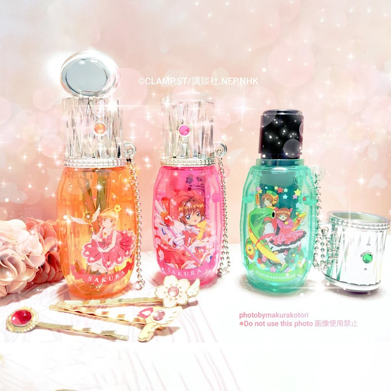Bandai Genuine Card Captor Sakura Gashapon Toys Lipstick Protective Sleeve Pendant Series 2 Anime Figure Model Decoration Gifts