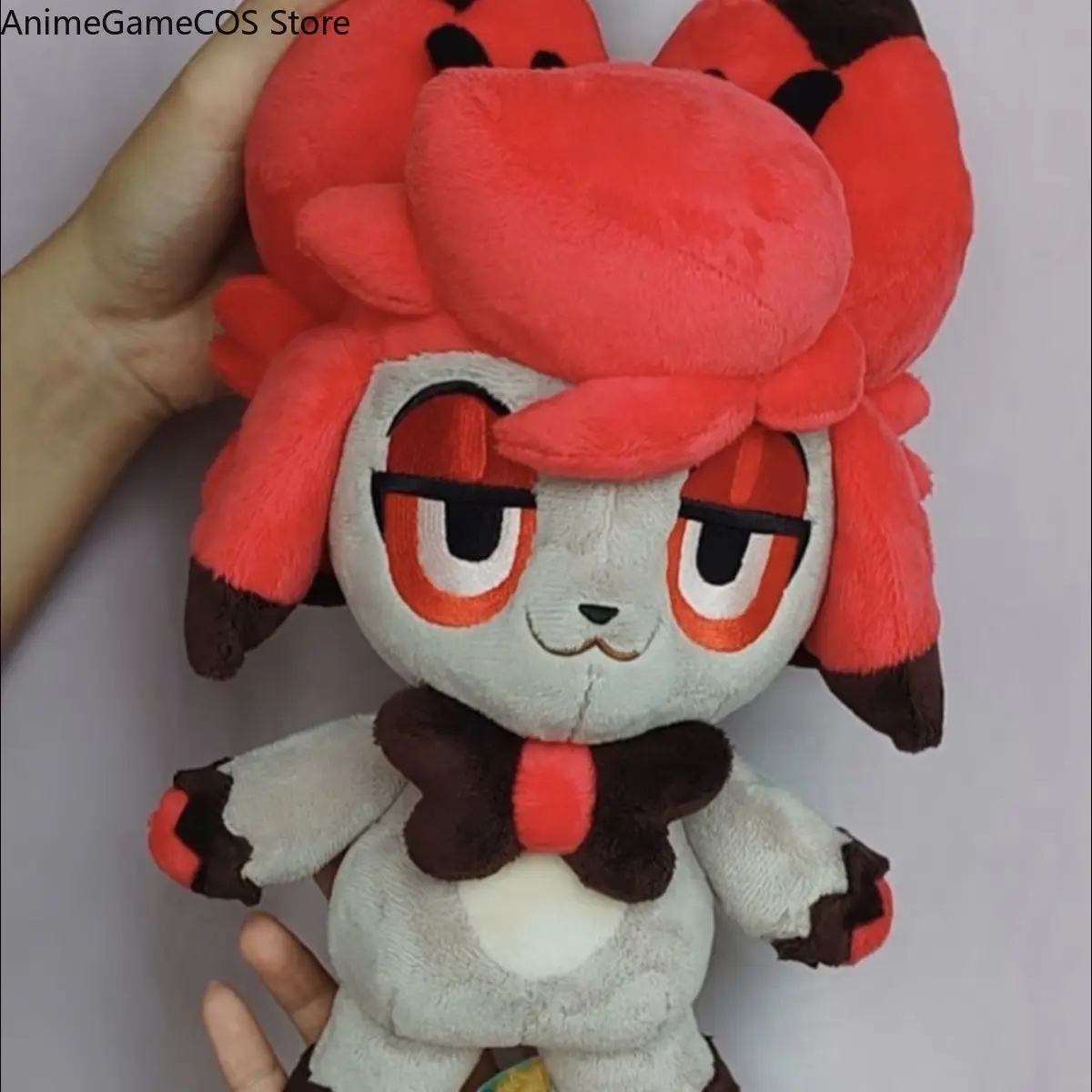 Muñeco de Peluche Kawaii de Alastor de Hazbin Hotel, Juguete de Peluche de Anime de 30 cm, Figura de Algodón para Disfrazarse, Regalo de Mascota para Cumpleaños y Navidad