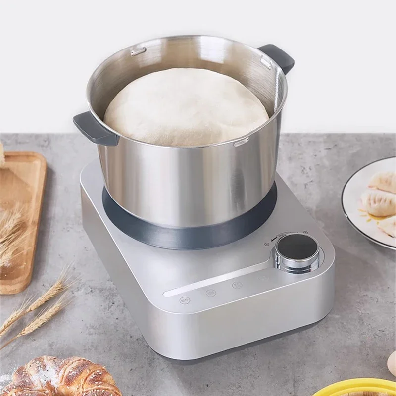 5.5L 8L خلاط العجين الكهربائي العجن آلة تخمير الدقيق التلقائي خلاط طعام من الفولاذ المقاوم للصدأ