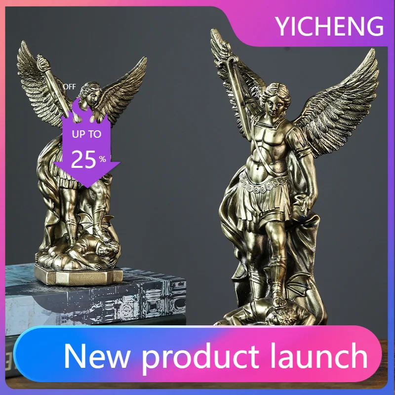 

Desktop ornaments decoration greek god of war ornaments trendy resin crafts statue ornaments