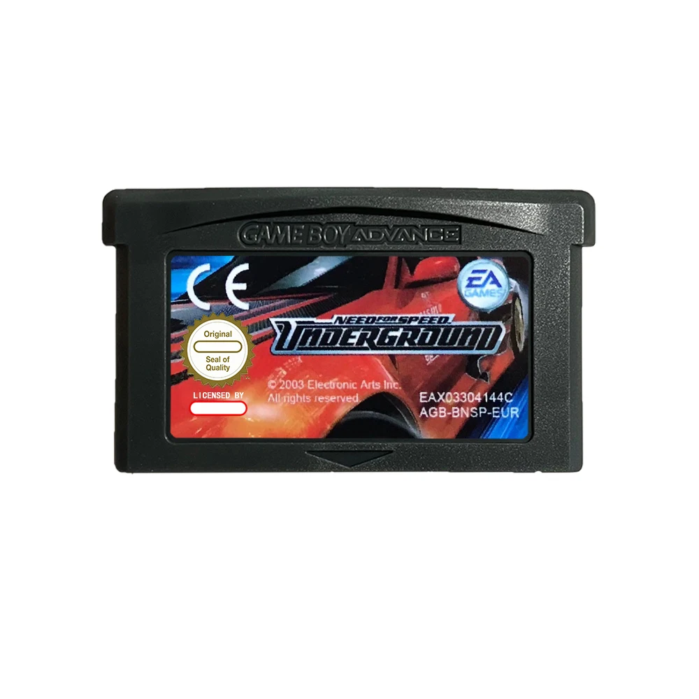 

Need For Speed: Underground GAME BOY ADVANCE Cartridge 32 Bit Video Game For Nintendo GBA/SP/NDS Console - English Language