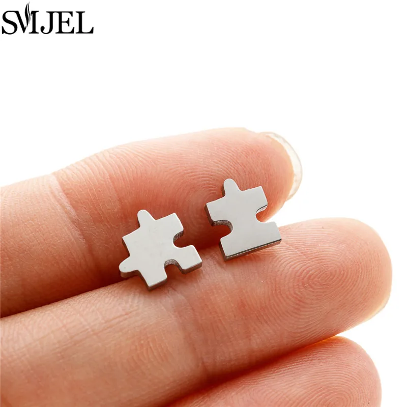 Roestvrij staal mini-oorknopjes Eenvoudige U-vormige oorbellen voor vrouwen Tiny Star Heart Cross Flower Triangle Ear Pierced Oorbellen