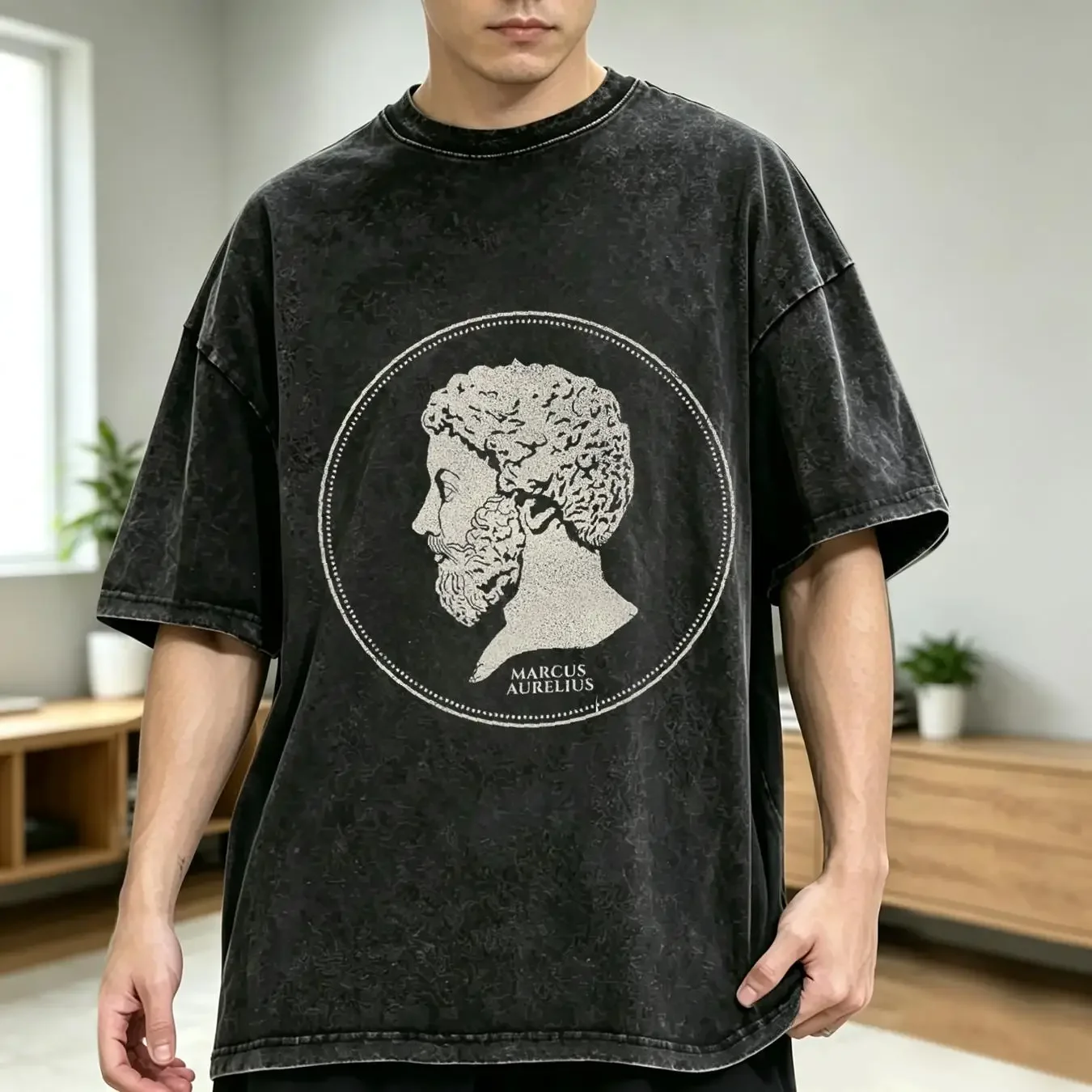 washed T Shirt Marcus Aurelius Meditations Fan Stoic Philosophy Baseball cap Snapback Caps Knitted Hat vintage Washed