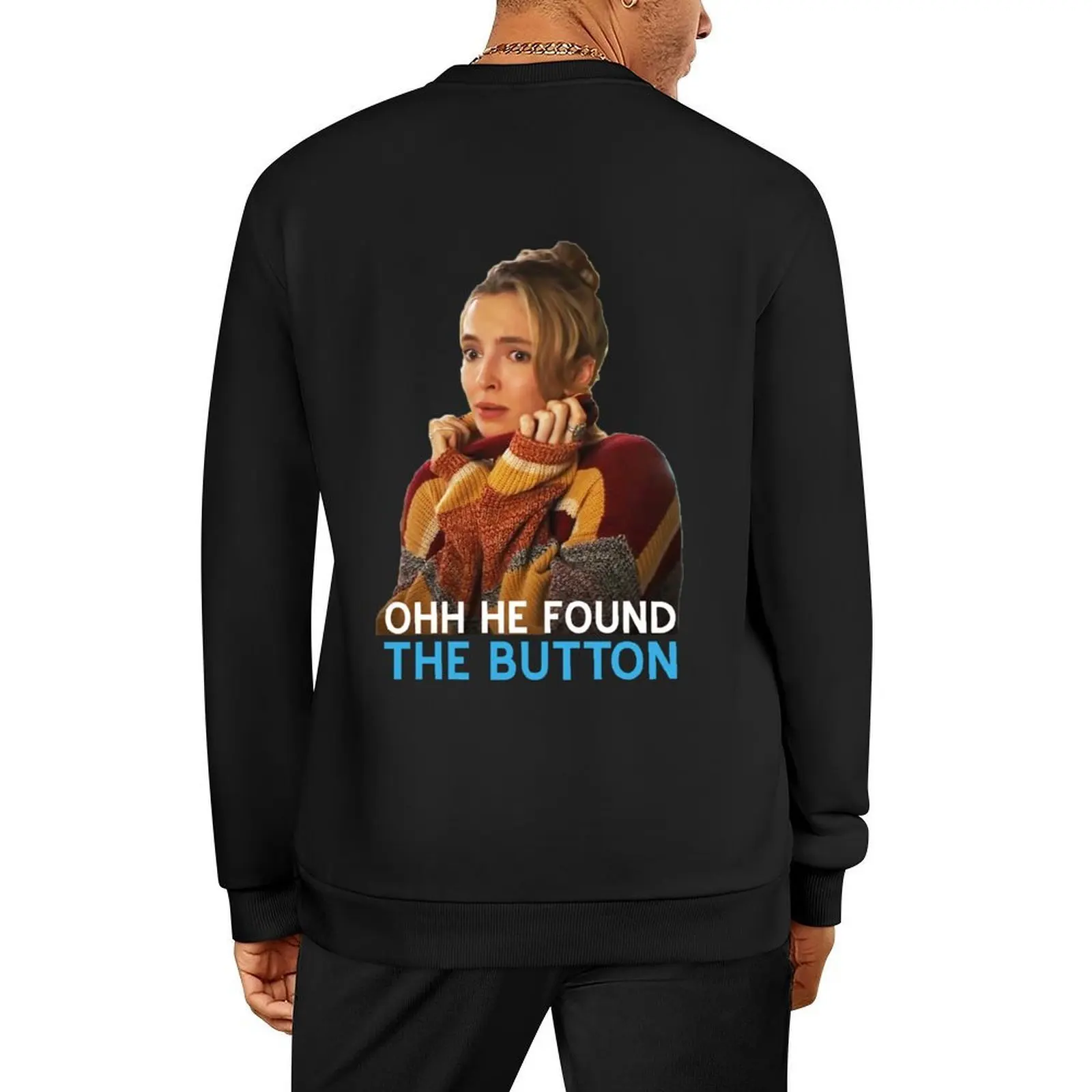 

jodie comer oh he found the button free guy Pullover clothes for men tracksuit fashion men blouse new sweatshirts