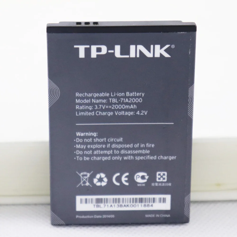 2000mAh TBL-71A2000 Batteries For TP-Link TL-TR861 2000L TL-TR761 M5350 M7300 4G LTE WIFI Router image 5