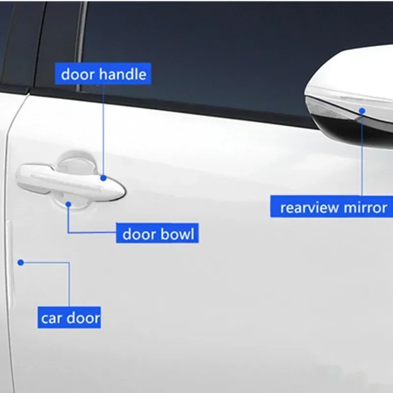 車のドアハンドルプロテクター,透明な傷防止フィルム,bmw m,m3,m5,x1,x3,x5,x6,e90,e91,e92,e93,m3,e60