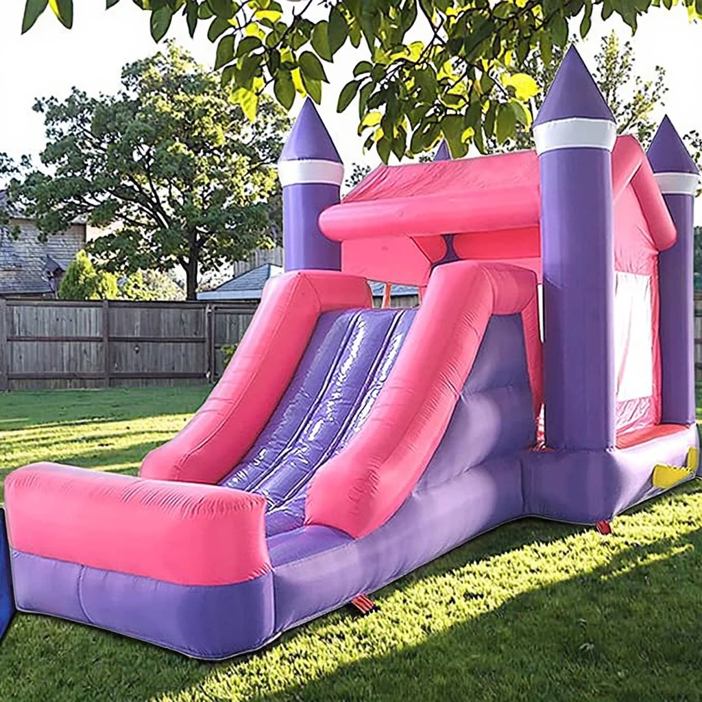 

Надувной мини-батут-горка по выгодной цене для детей, надувной батут-замок для улицы