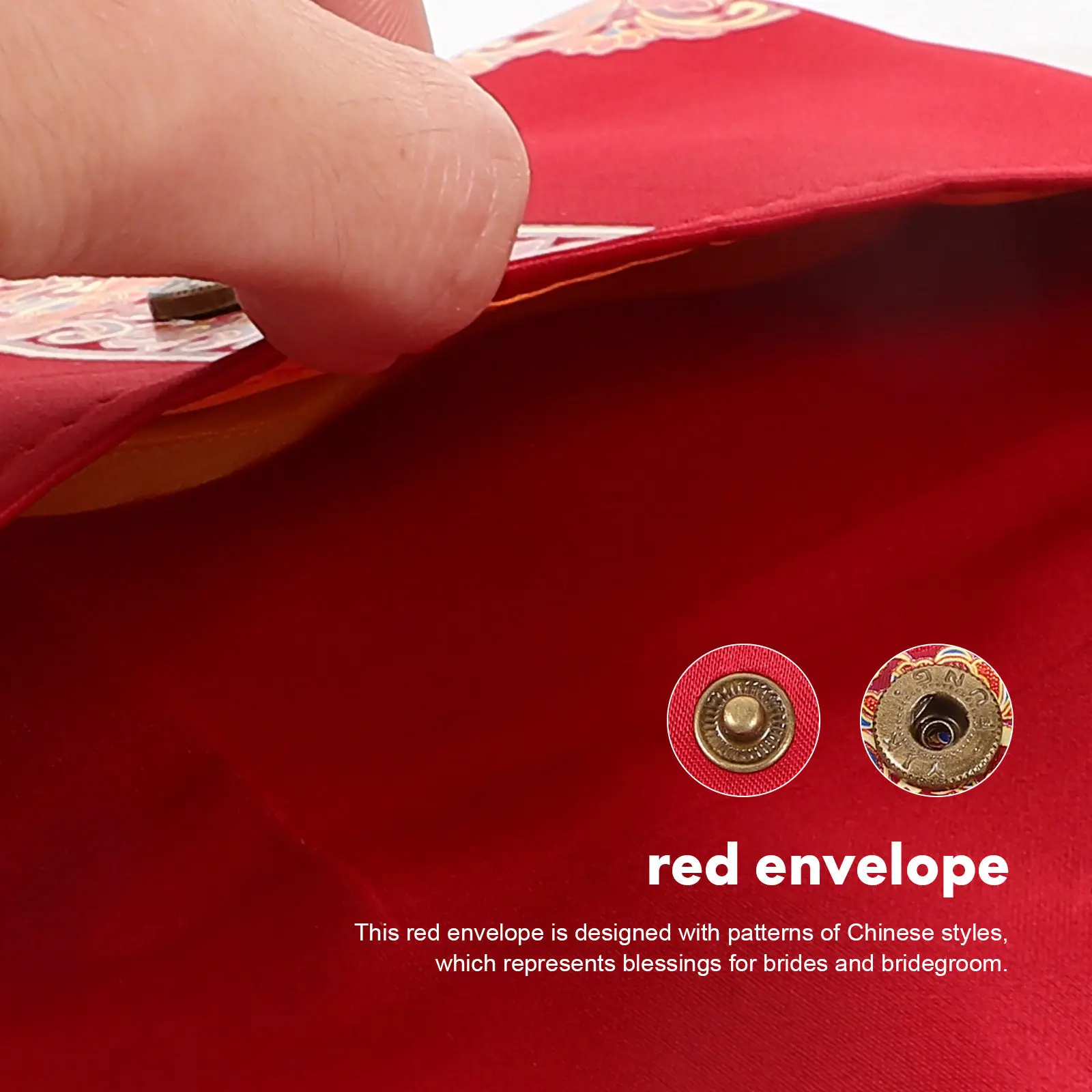

Elegant Chinese Style Red Envelope Wedding Money Packet Brocade Fabric Lucky Gift for Bridesmaids Guests Decor Chinese Wedding