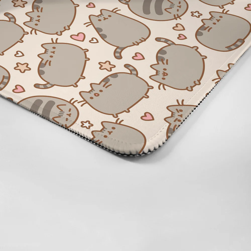 Tapete bonito do rato dos desenhos animados do gato, Desk Pad, Acessórios para jogos, Prime Gaming, P-Pusheen, XXL Teclado Pad