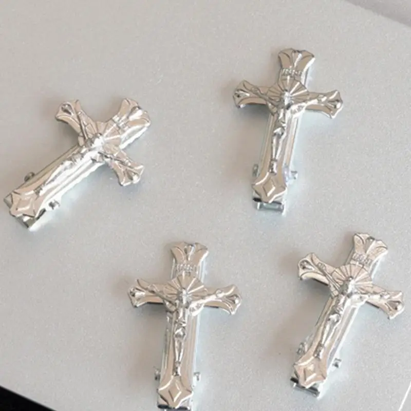 652F Jepit Rambut Logam Elegan Hiasan Kepala Jepit Rambut Punk Jepit Rambut Bar Malam Wanita