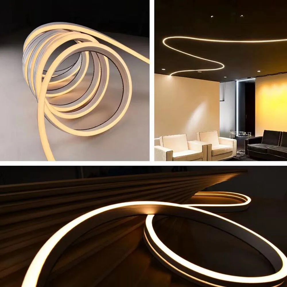 WS2812B WS2811 SK6812 5050 LED Neon Rope Tube Silicone Gel Flexible Strip Light Soft Lamp Tube IP67 Waterproof For Decoration