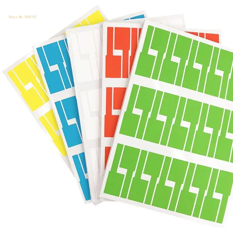 30 Pieces Adhesive Wire Labels Cable Labels Sticker Identification Tags Dropship
