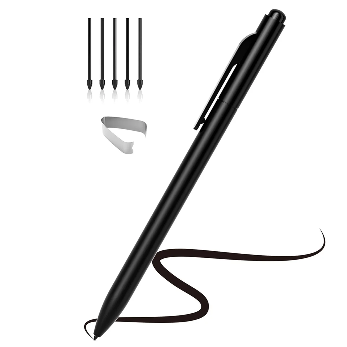 EMR Digital Stylus Pen with Eraser for Remarkable 2,4096 Pressure Levels,Palm Rejection,for