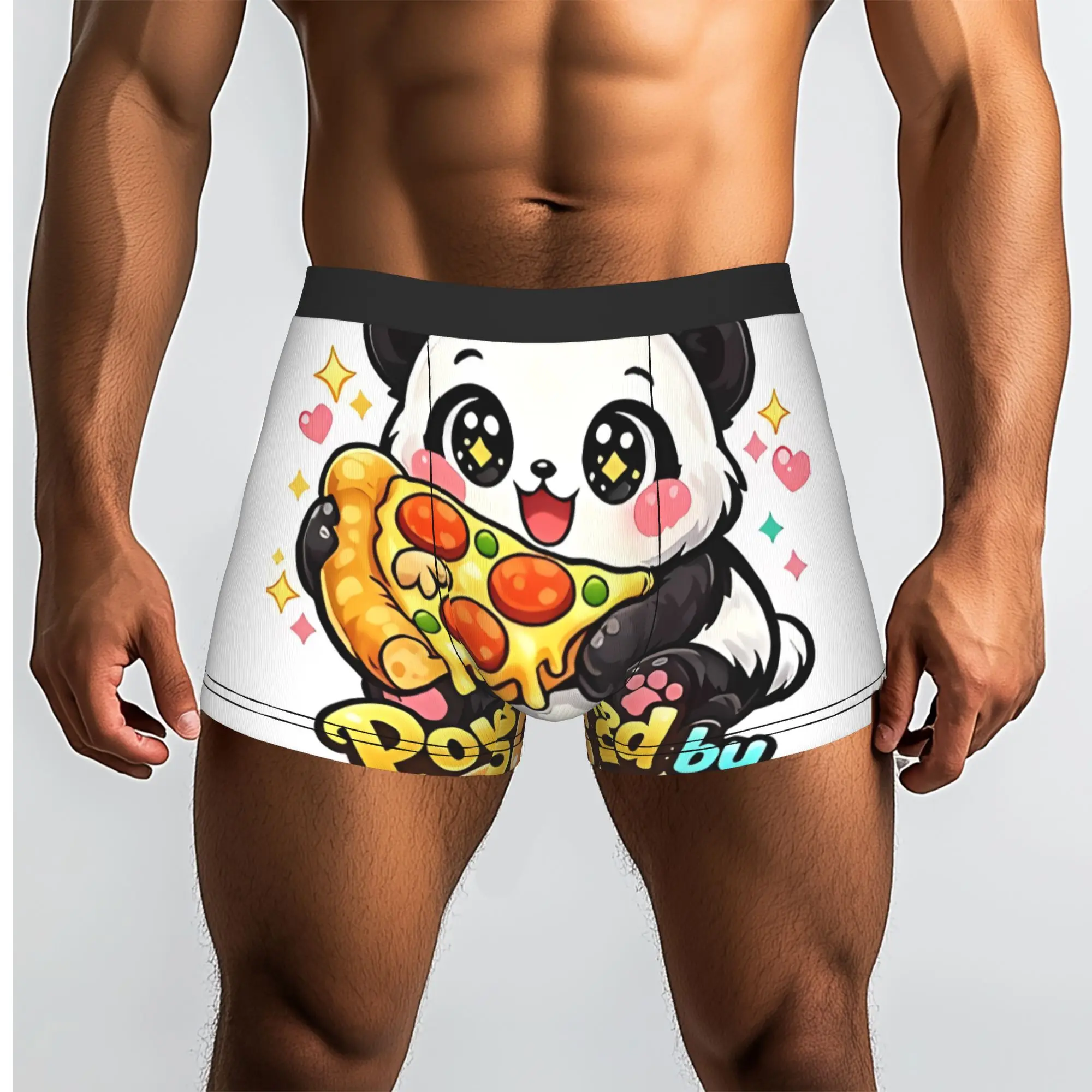 

Cute Kawaii Panda Panda Underpants Breathbale Panties Male Underwear Ventilate Shorts Boxer Briefs