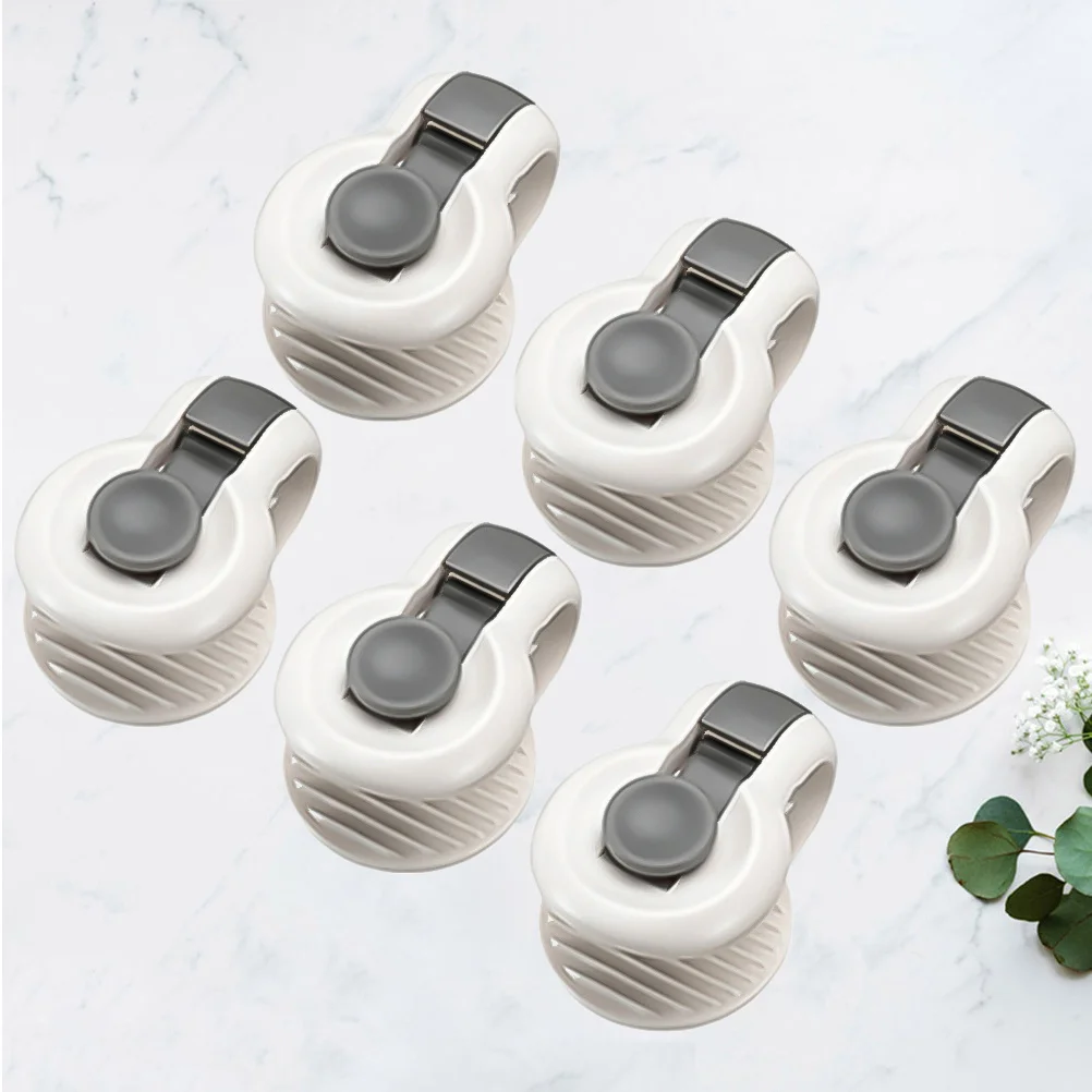 6 pcs Abs Duvet Corner Fastener Bed Sheet Clips For Mattress Pad Tablecloth Slipcovers Quilt Fixer Holder Grey