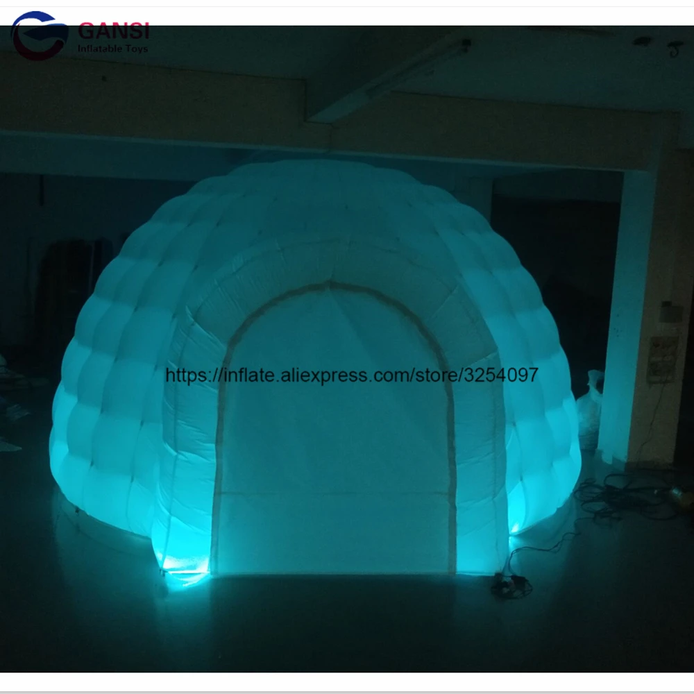 

Funny Outdoor Event Inflatable Igloo Dome Tent Customized Inflatable Wedding Tent With Led Light