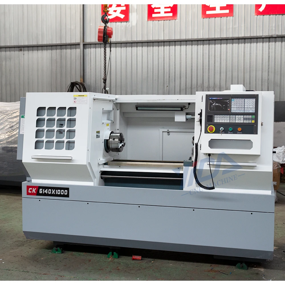 سعر الشركة المصنعة الأكثر مبيعًا للتغذية الأوتوماتيكية الصغيرة باستخدام الحاسب الآلي مخرطة السرير المسطح Ck6140 Gsk آلة مخرطة CNC للتحكم #2