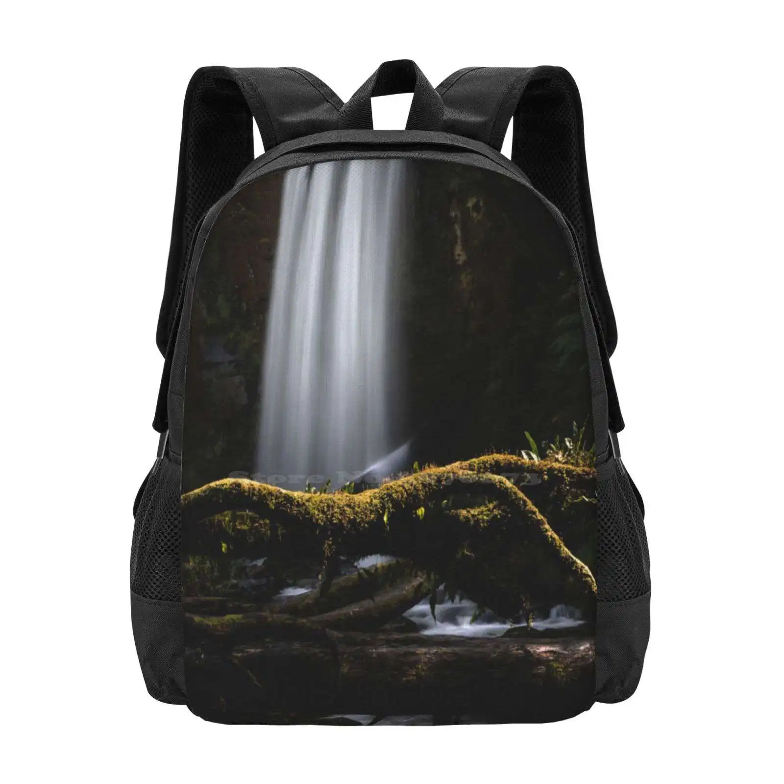 Magical Hot Sale Schoolbag Backpack Fashion Bags Waterfall Motion Trees