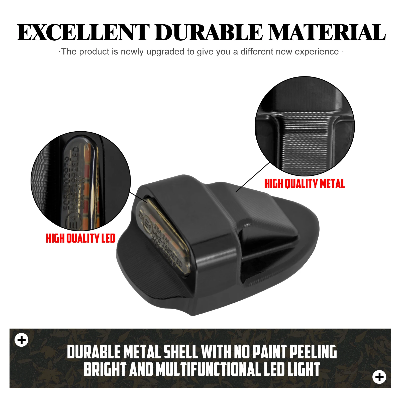 

Motorcycle Turn Signal Tail Lamp LED E Mark Brake Light Rear Indicator Lamp For Harley Sportster Nightster 975 2021 2022 2023