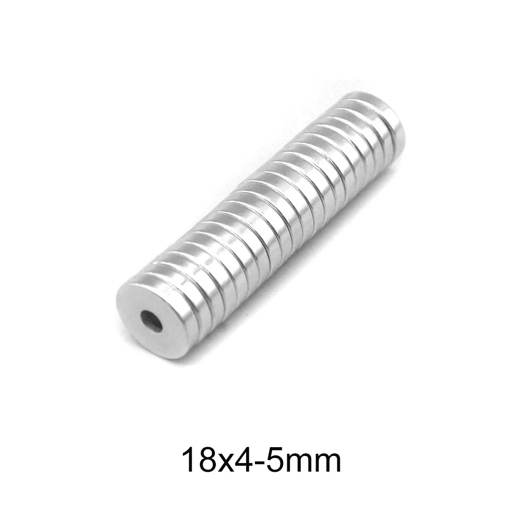 18x4-5 mm Strong Magnets 18*4 mm Hole 5mm Round Magnet  18x4-5mm For Home Refrigerators, Offices DIY 18*4-5