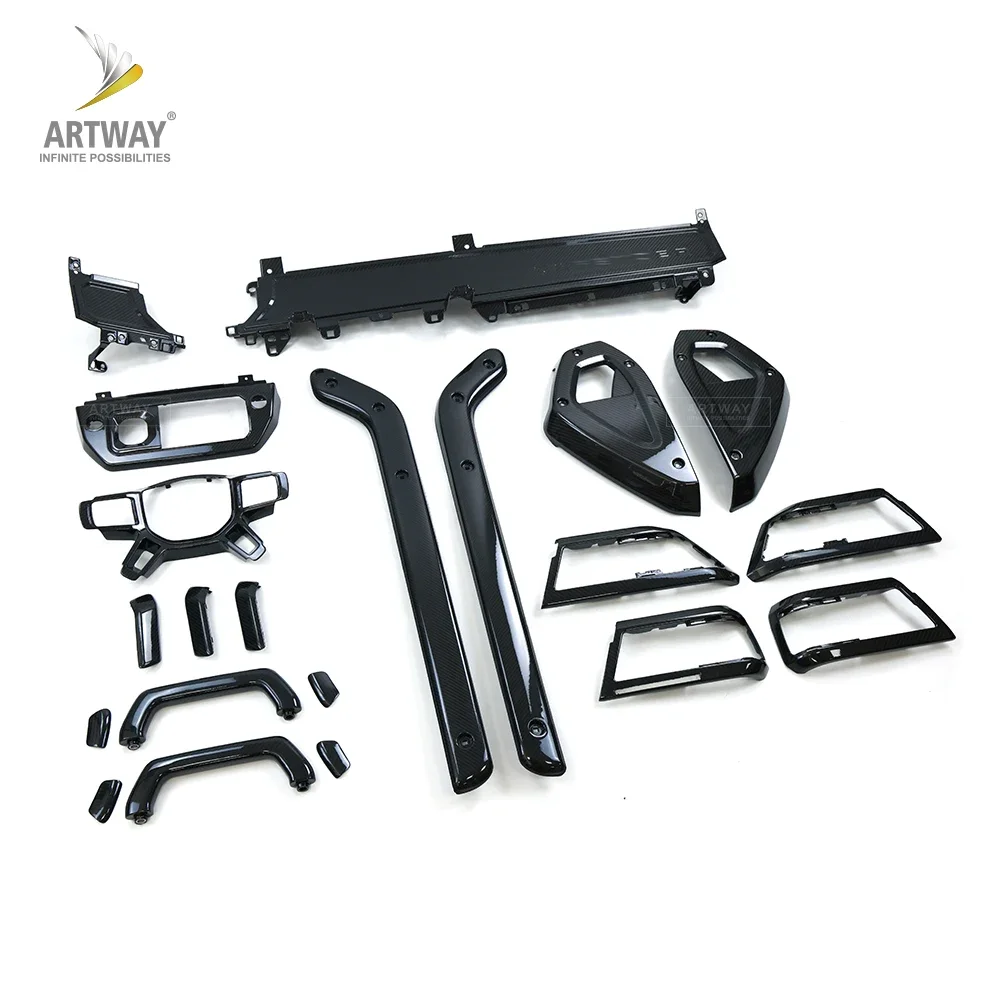 Car body kit Dry carbon interior parts for Land Rover New Defender 90 110 130 accessories modification